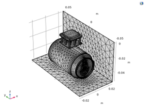 Mesh of Horizontal Can