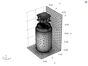 Mesh of Vertical Can